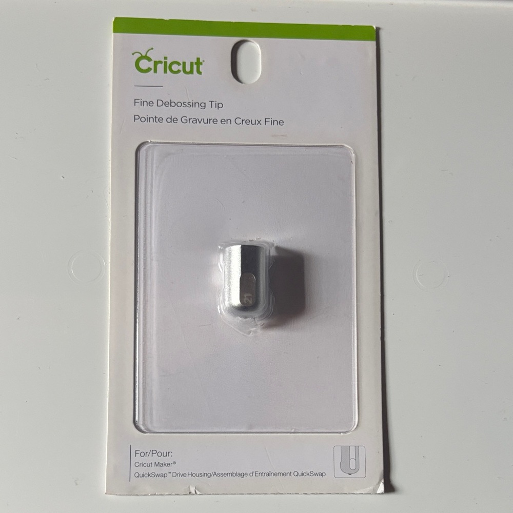 Cricut Silver Fine Debossing Tip (NEW)